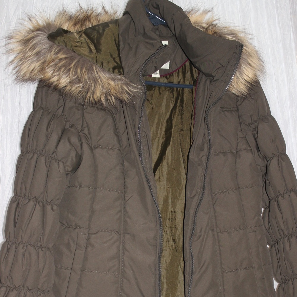 army green coat